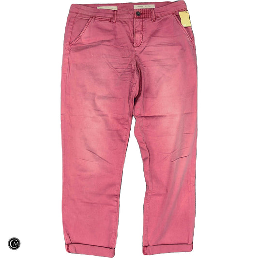 Jeans Straight By Pilcro In Pink Denim, Size: 10 image 1