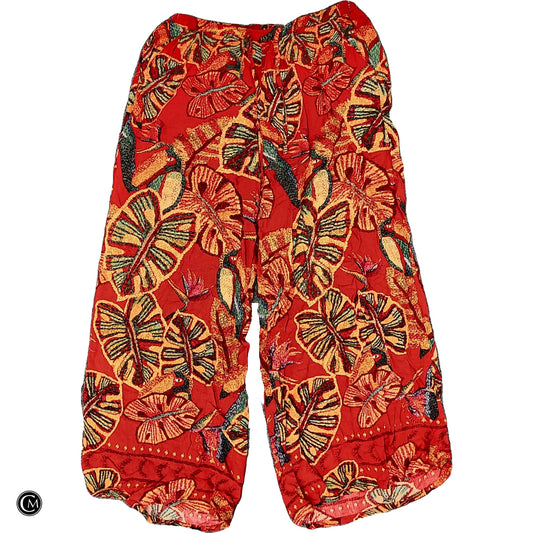 Pants Wide Leg By Christian Siriano In Red, Size: M image 1