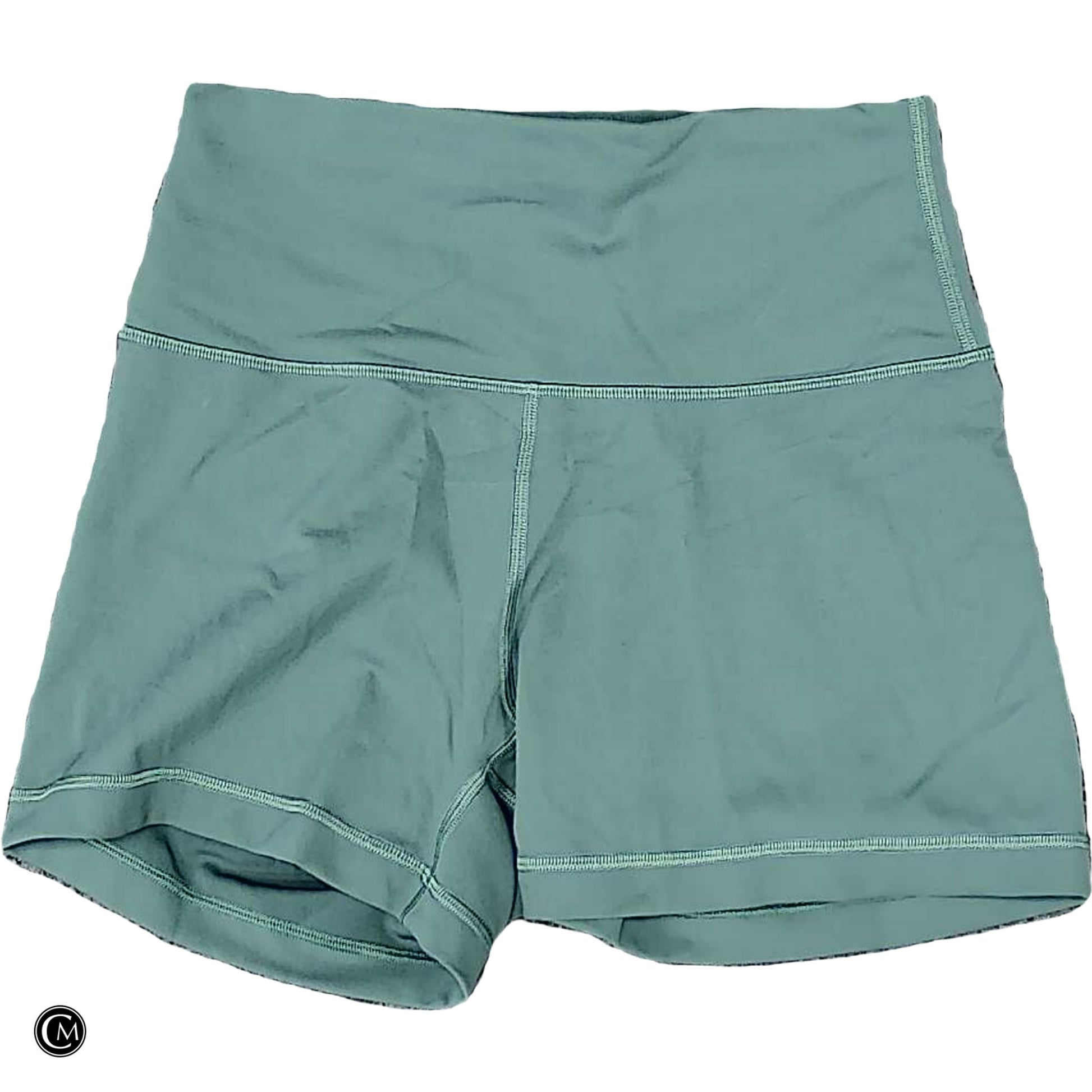 Athletic Shorts By Lululemon In Green, Size: M image 1