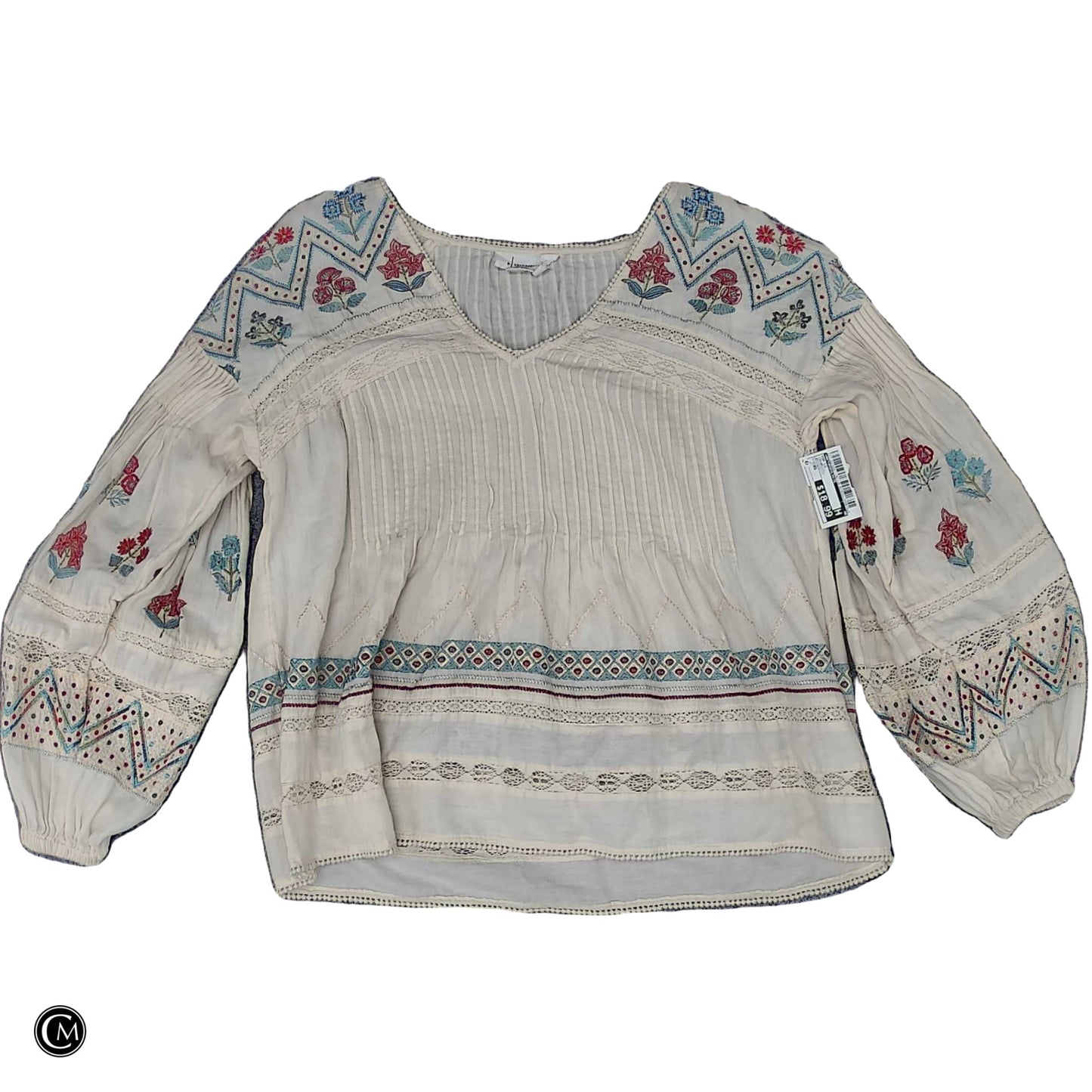 Top Ls By Anthropologie In Cream, Size: Xs image 1