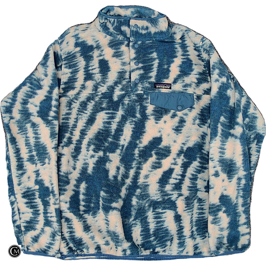 Jacket Fleece By Patagonia In Blue, Size: L image 1