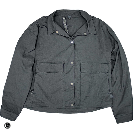 Jacket Shirt By Lululemon In Black, Size: M image 1