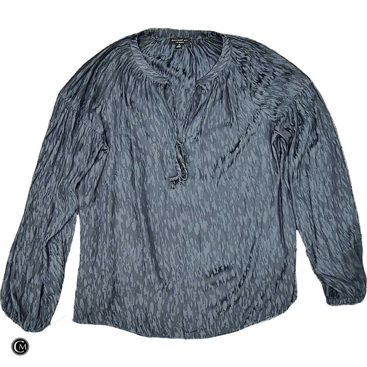 Blouse Ls By Current Air In Blue, Size: M image 1