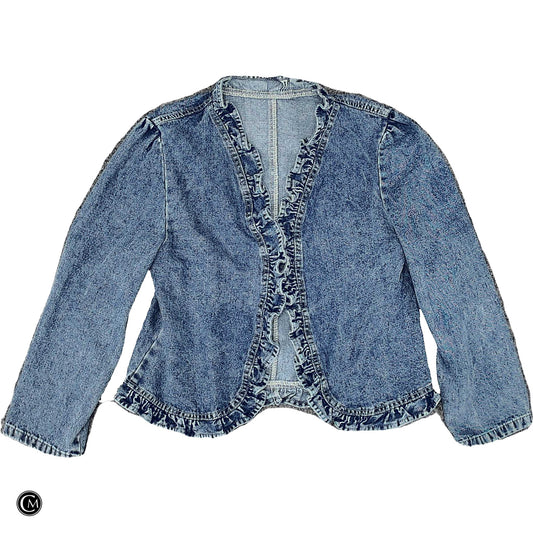 Jacket Denim By Clothes Mentor In Blue Denim, Size: Mp image 1