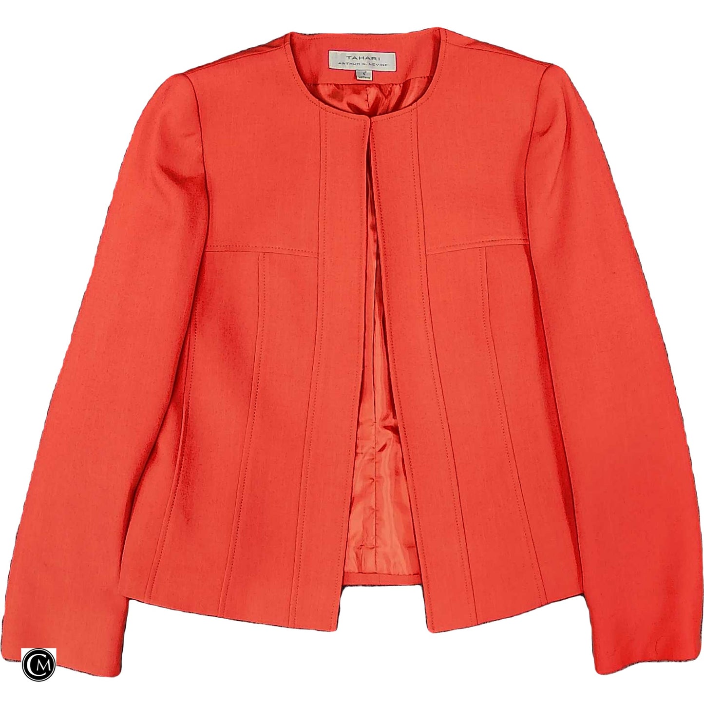 Jacket Other By Tahari In Coral, Size: S image 1