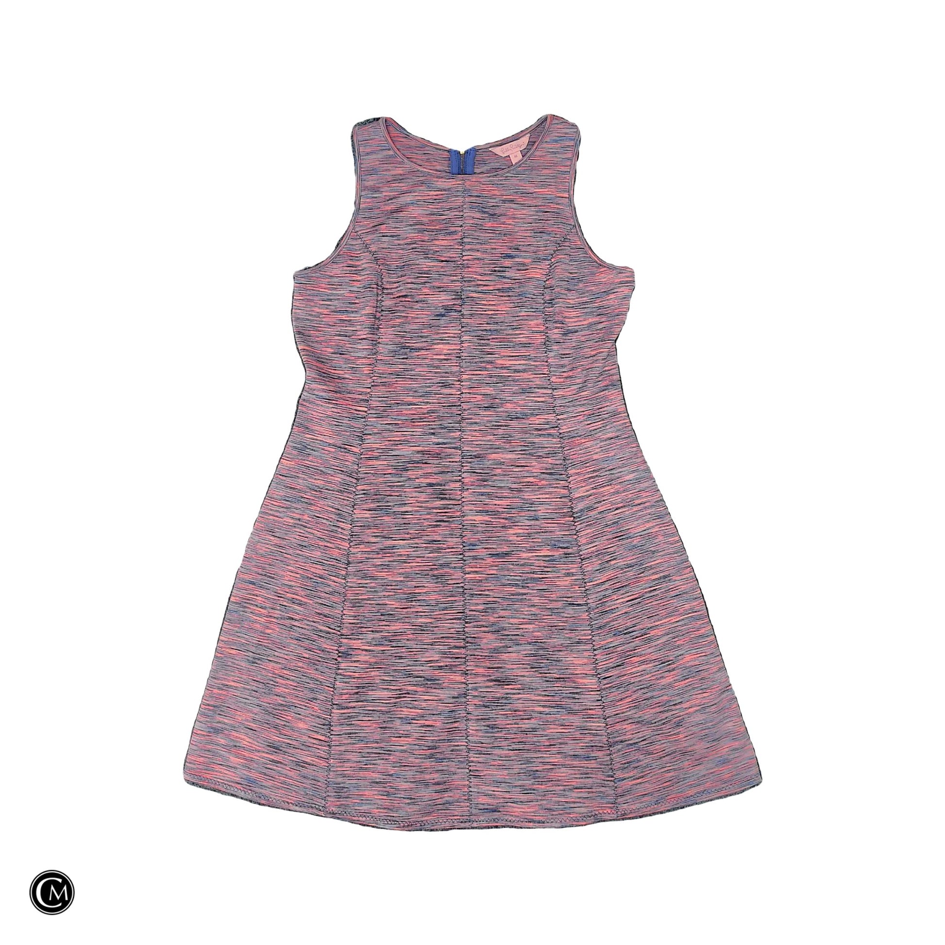 Dress Designer By Lilly Pulitzer In Pink & Purple, Size: M image 1