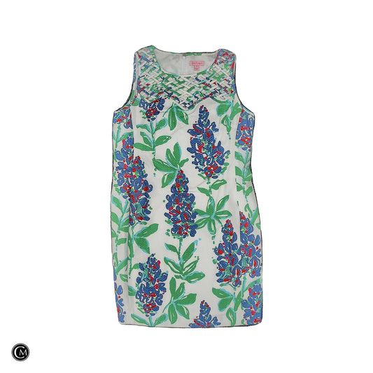 Dress Designer By Lilly Pulitzer In Blue & Green, Size: S image 1