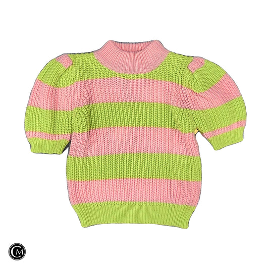 Sweater Ss By English Factory In Green & Pink, Size: S image 1