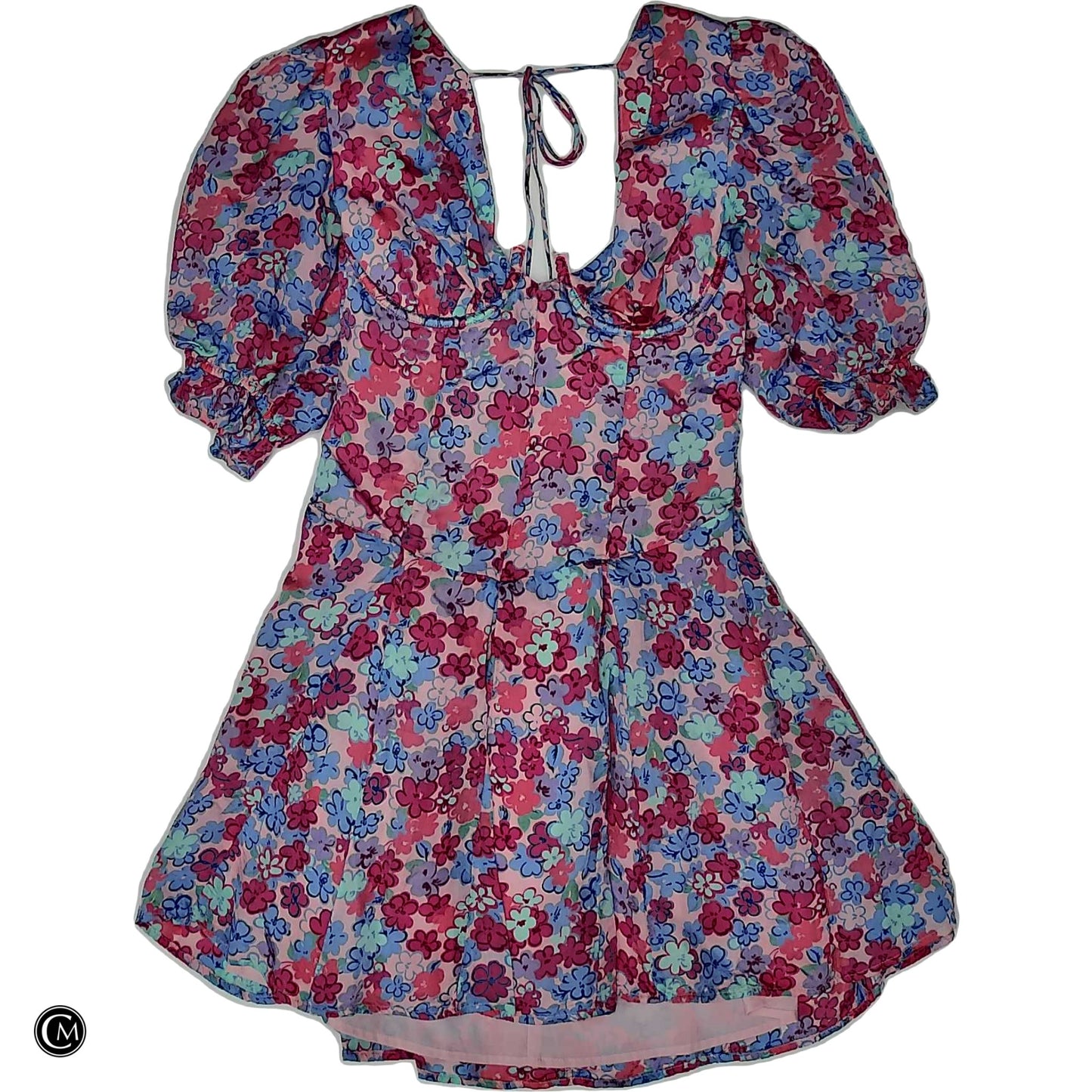 Dress Party Short By For Love & Lemons In Floral Print, Size: Xs image 1