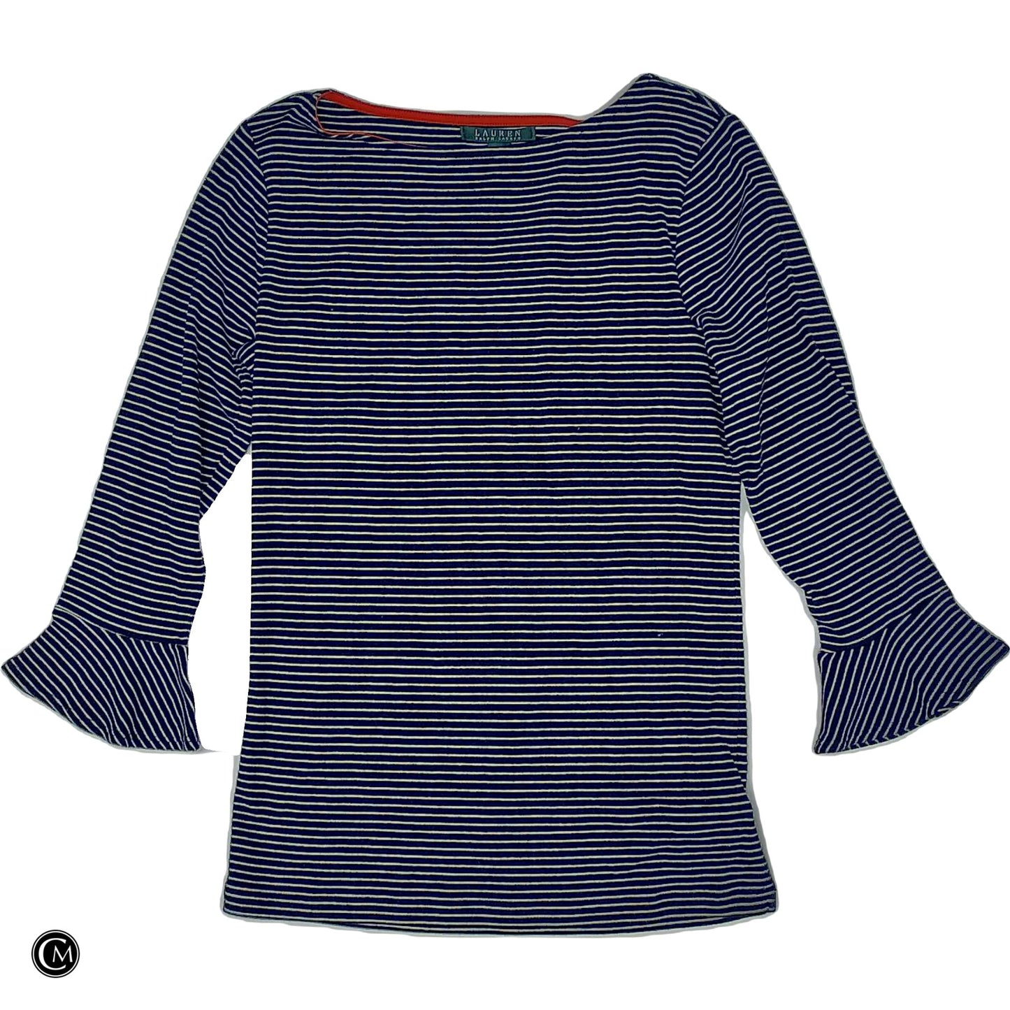 Top Ls By Lauren By Ralph Lauren In Blue & Orange, Size: M image 1