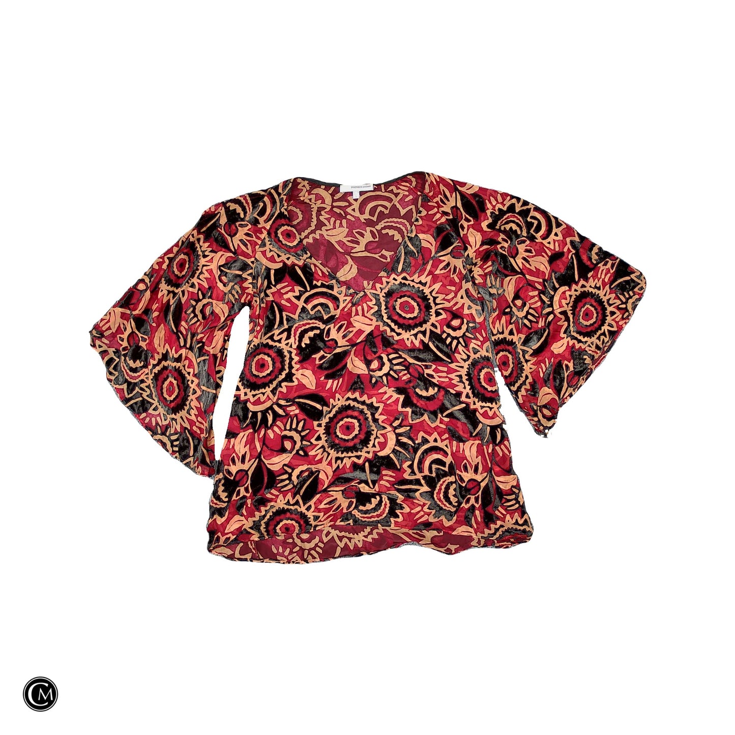 Top Ls By Cmc In Black & Red, Size: S image 1