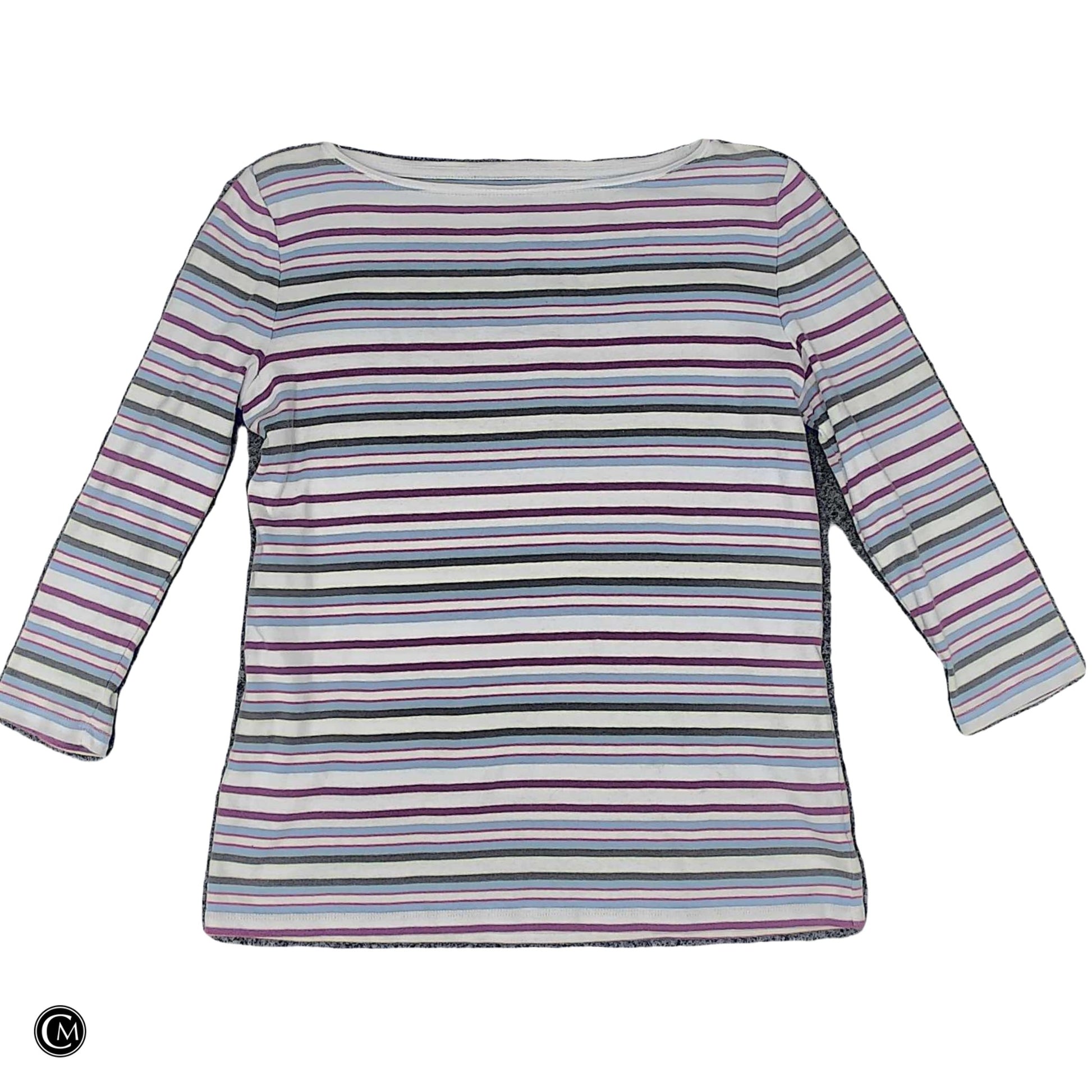 Top Ls By Talbots In Striped Pattern, Size: Mp image 1