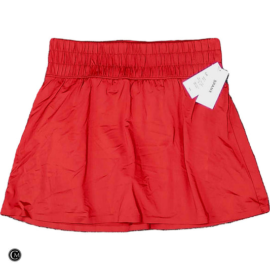 Athletic Skort By Spanx In Red, Size: S image 1
