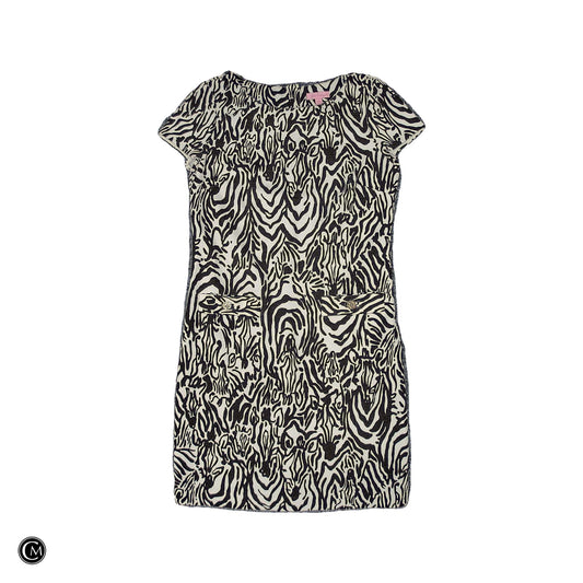 Dress Designer By Lilly Pulitzer In Brown & White, Size: M image 1