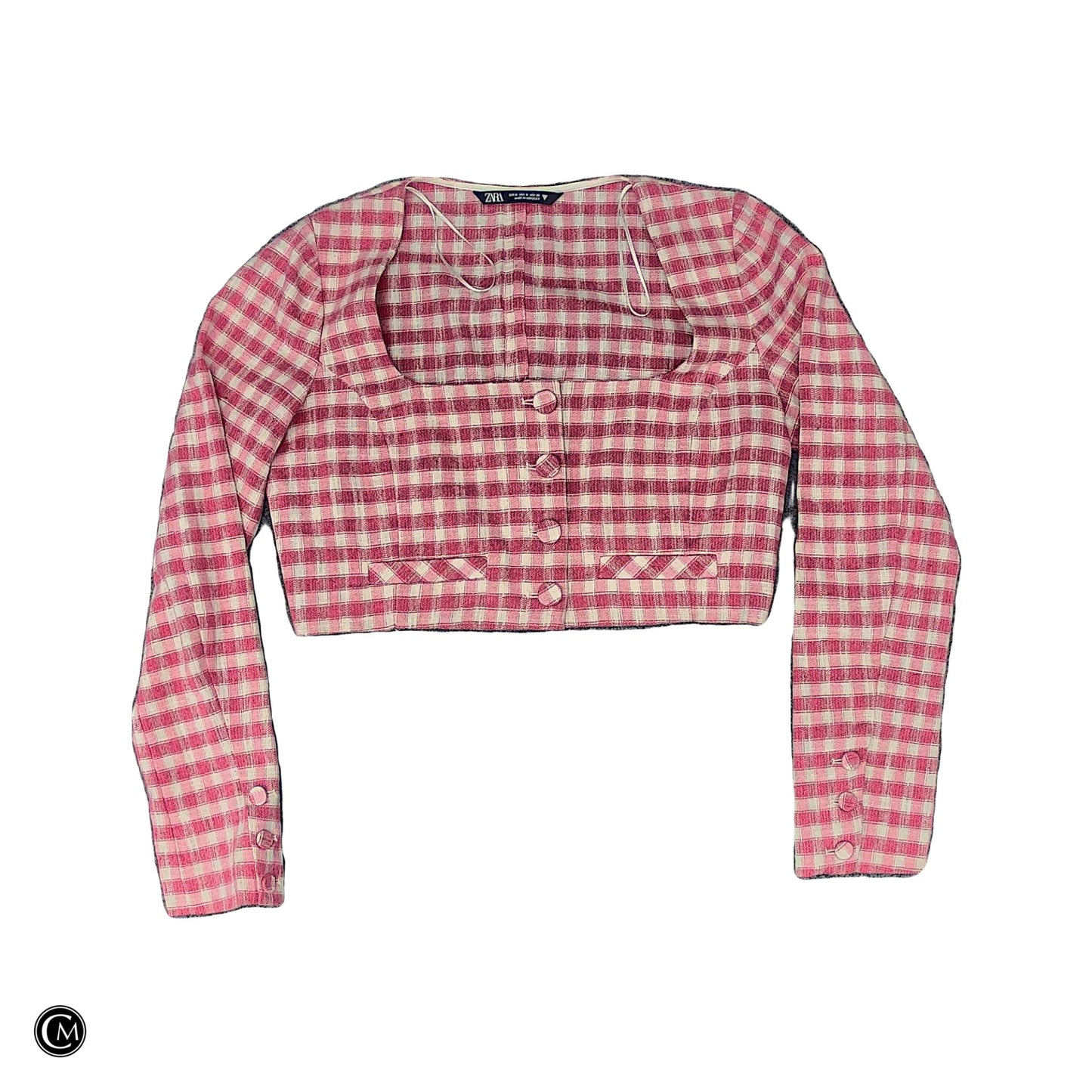Top Ls By Zara In Pink & White, Size: M image 1