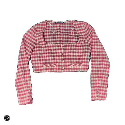 Top Ls By Zara In Pink & White, Size: M image 1