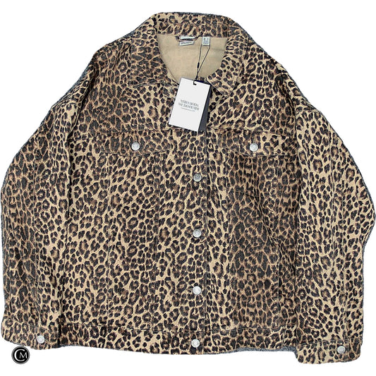 Jacket Denim By Vero Moda In Animal Print, Size: Xl image 1
