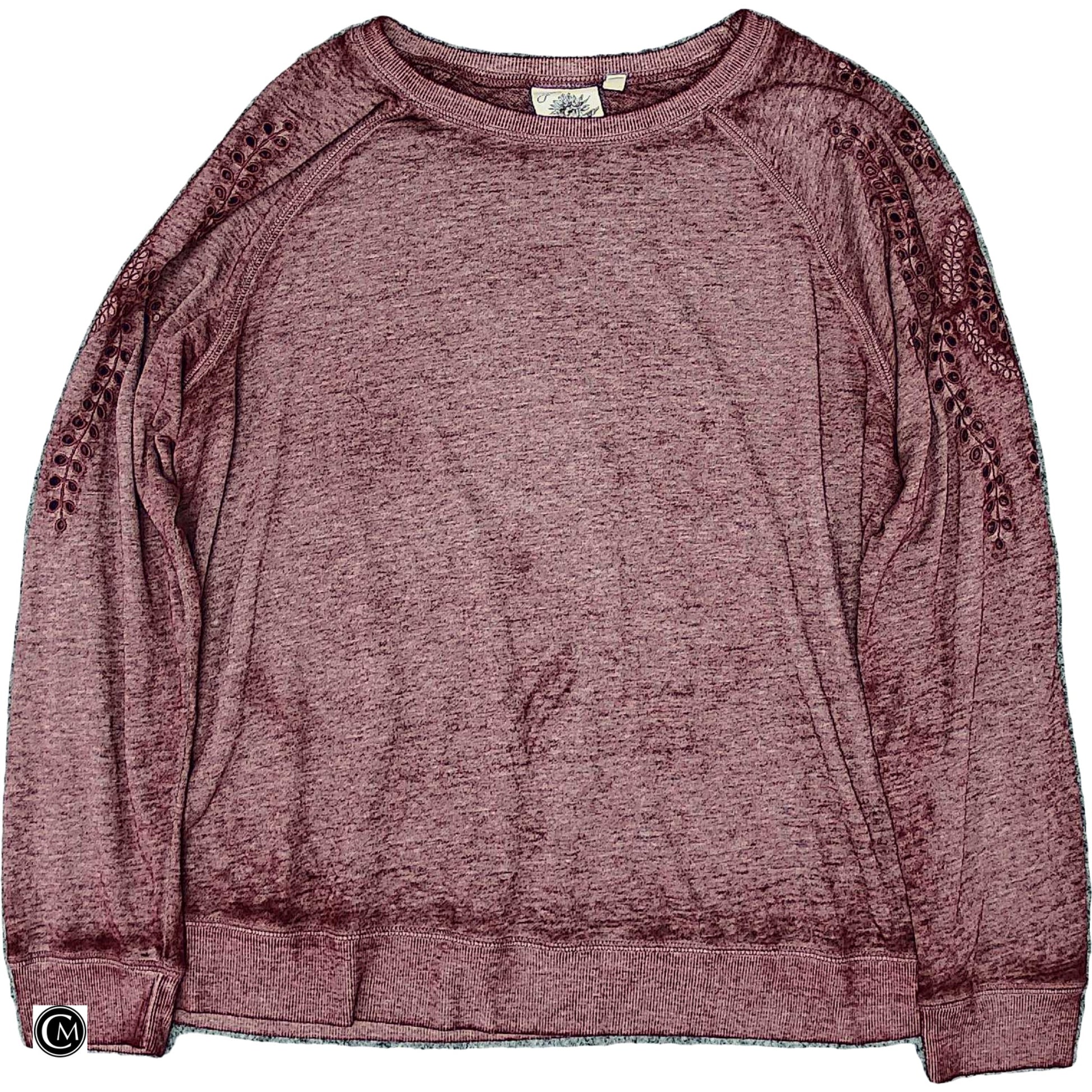 Top Ls By Clothes Mentor In Maroon, Size: Xl image 1