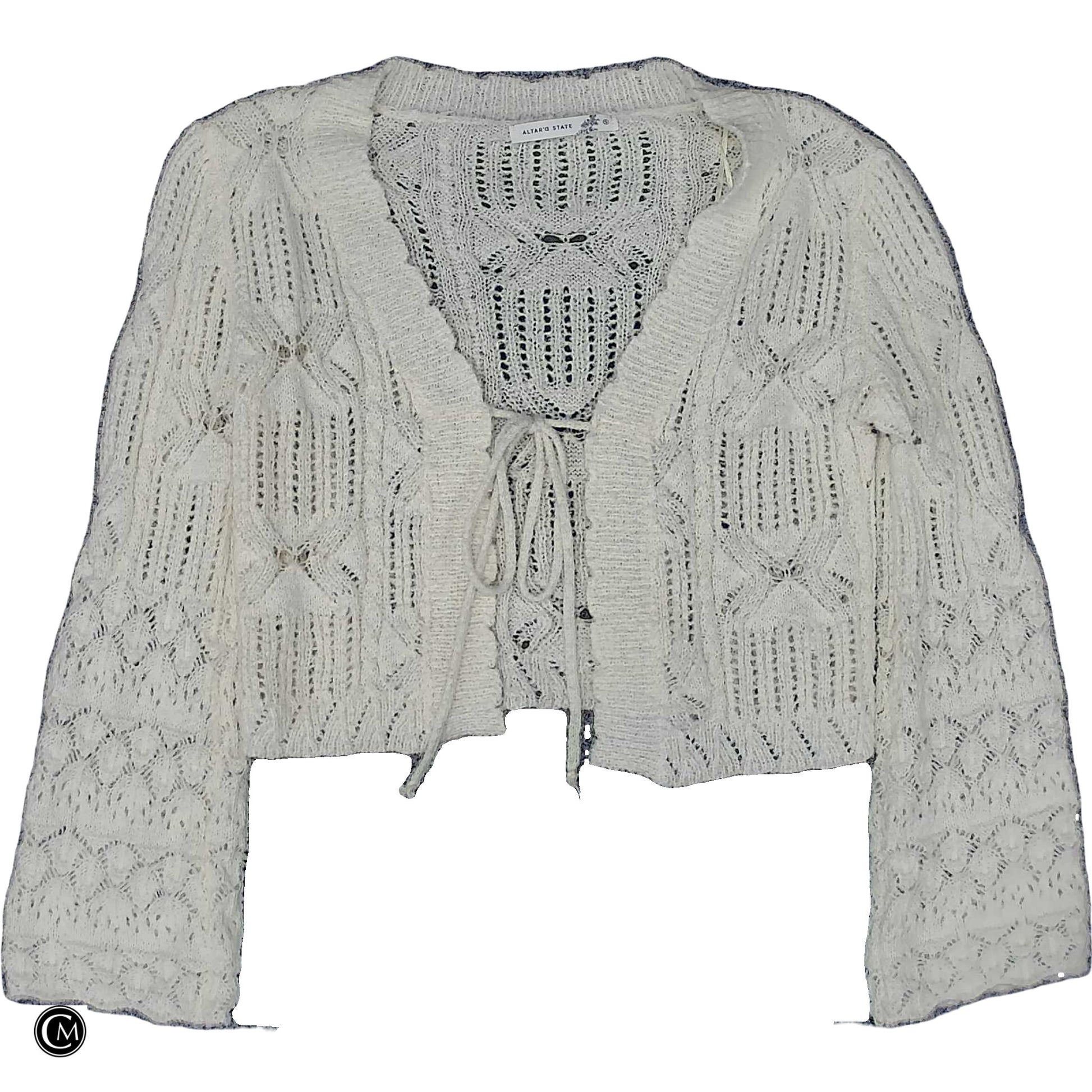Sweater Cardigan By Altard State In Cream, Size: S image 1