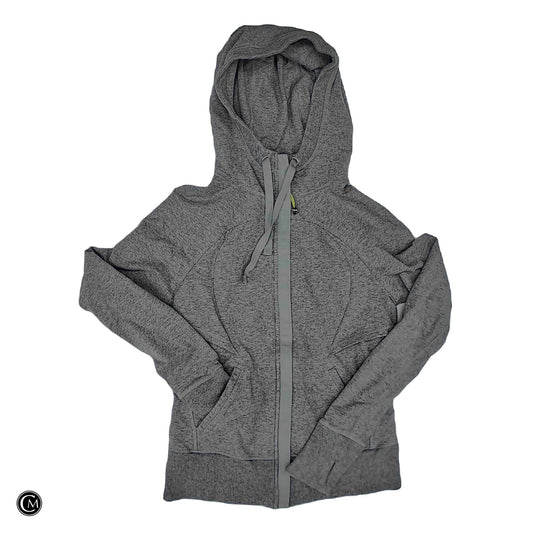 Athletic Jacket By Lululemon In Grey, Size: S image 1