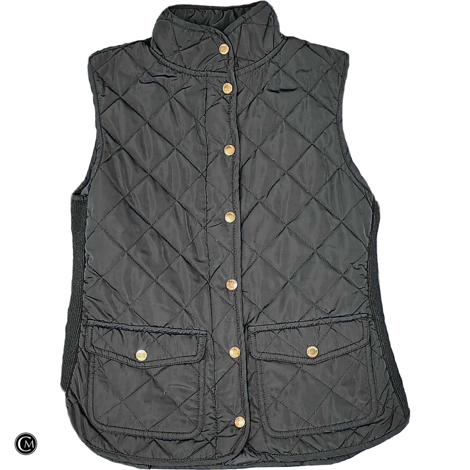 Vest Puffer & Quilted By Adrienne Vittadini In Black, Size: S image 1