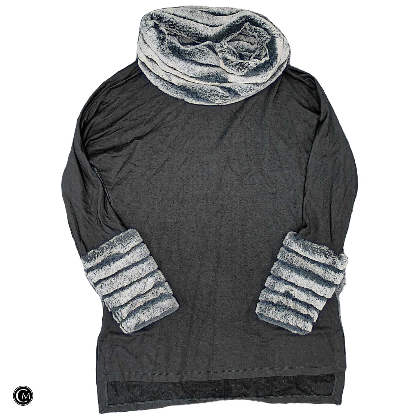 Tunic Ls By Soft Surroundings In Black & Grey, Size: Xs image 1