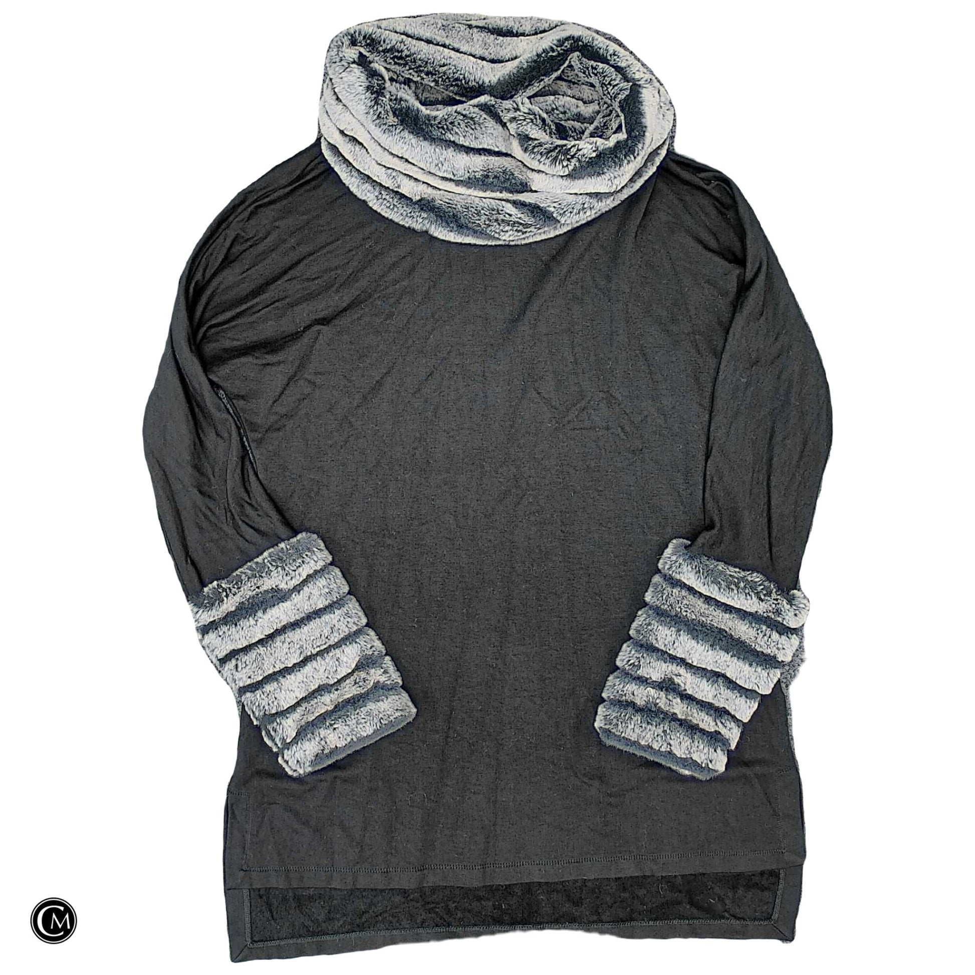 Tunic Ls By Soft Surroundings In Black & Grey, Size: Xs image 1
