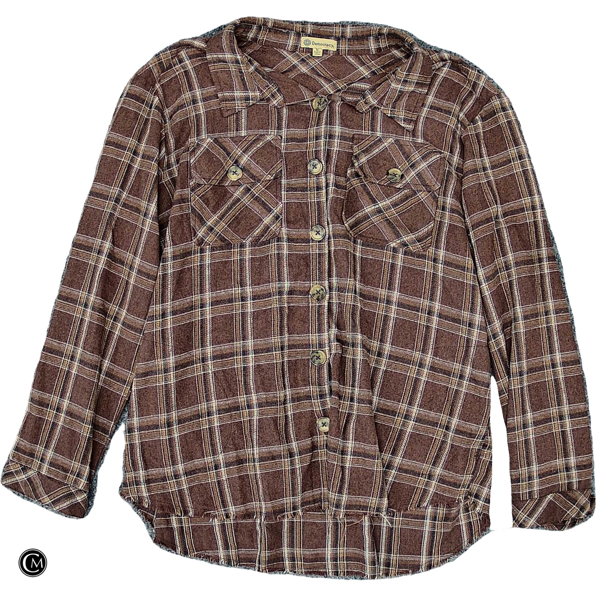 Top Ls By Democracy In Brown, Size: L image 1