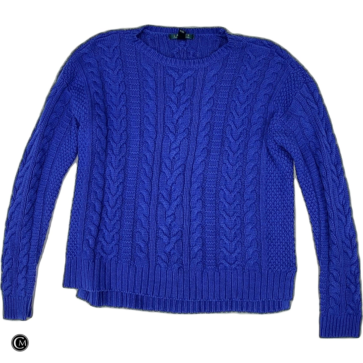 Sweater By Lauren By Ralph Lauren In Blue, Size: L image 1