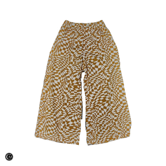 Pants Wide Leg By Free People In White & Yellow, Size: 0 image 1
