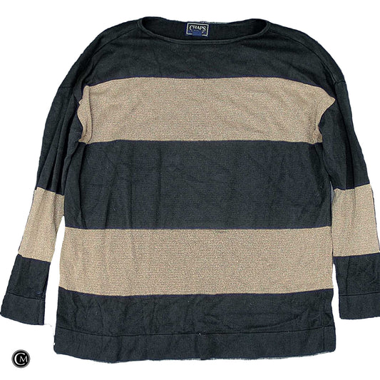 Top Ls By Chaps In Black & Gold, Size: M image 1