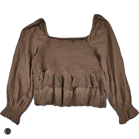 Top Ls By American Eagle In Brown, Size: Xl image 1