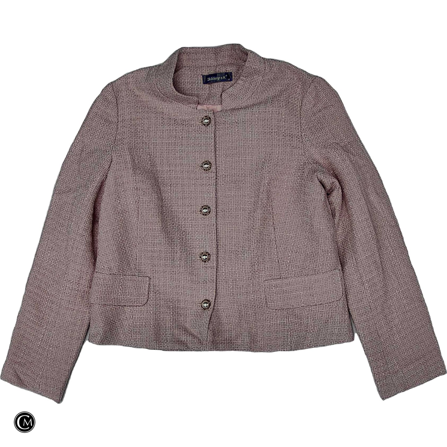 Jacket Other By Allegra K In Pink, Size: Xs image 1