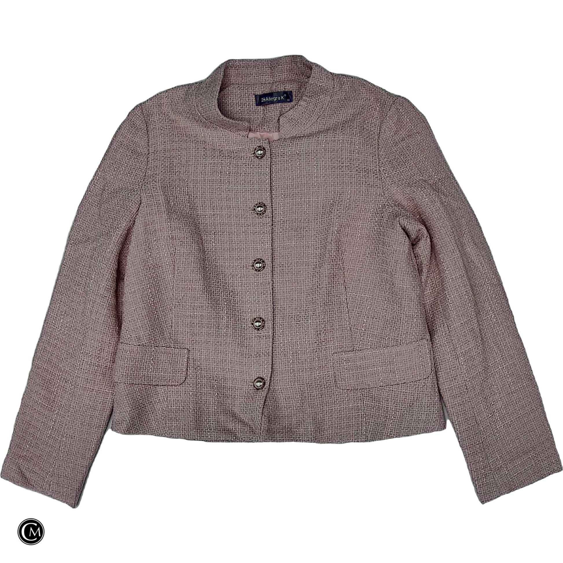 Jacket Other By Allegra K In Pink, Size: Xs image 1