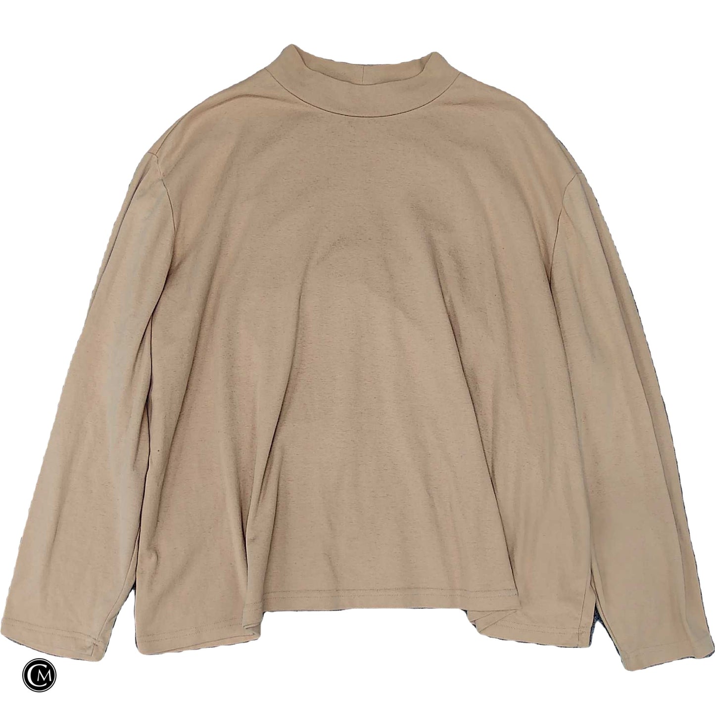 Top Ls By Clothes Mentor In Tan, Size: L image 1