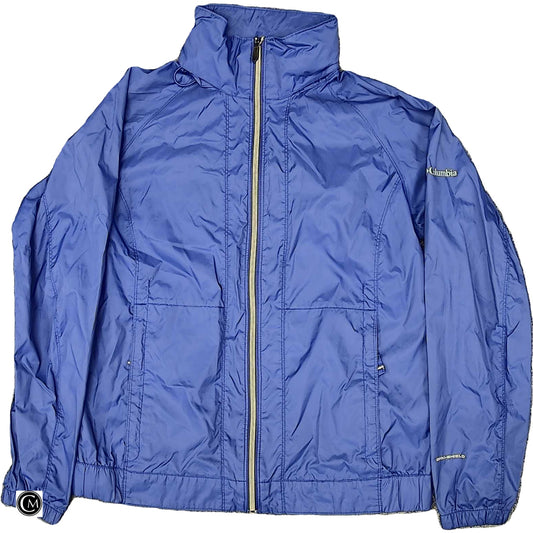 Jacket Windbreaker By Columbia In Blue, Size: M image 1