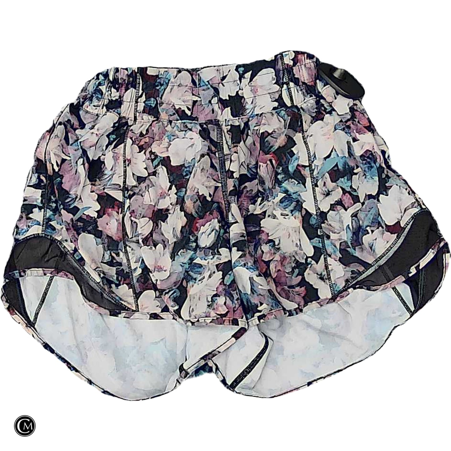 Athletic Shorts By Lululemon In Floral Print, Size: S image 1