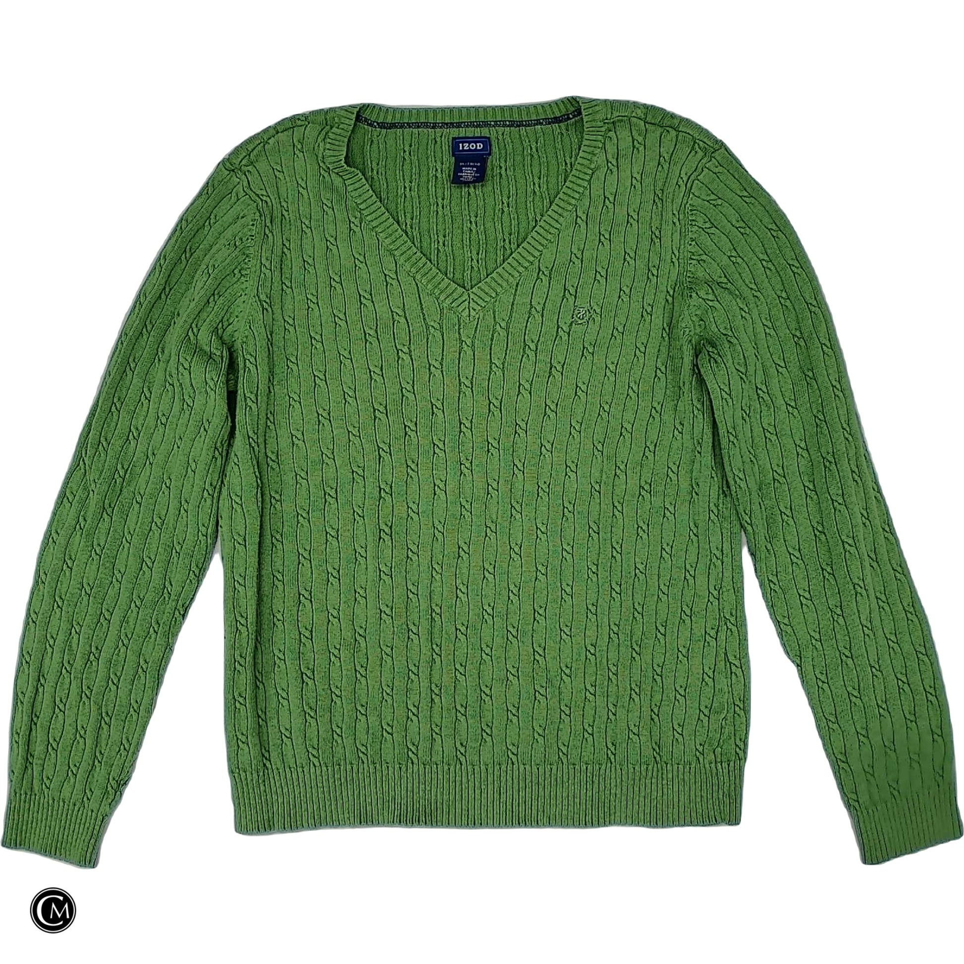 Sweater By Izod In Green, Size: Xl image 1