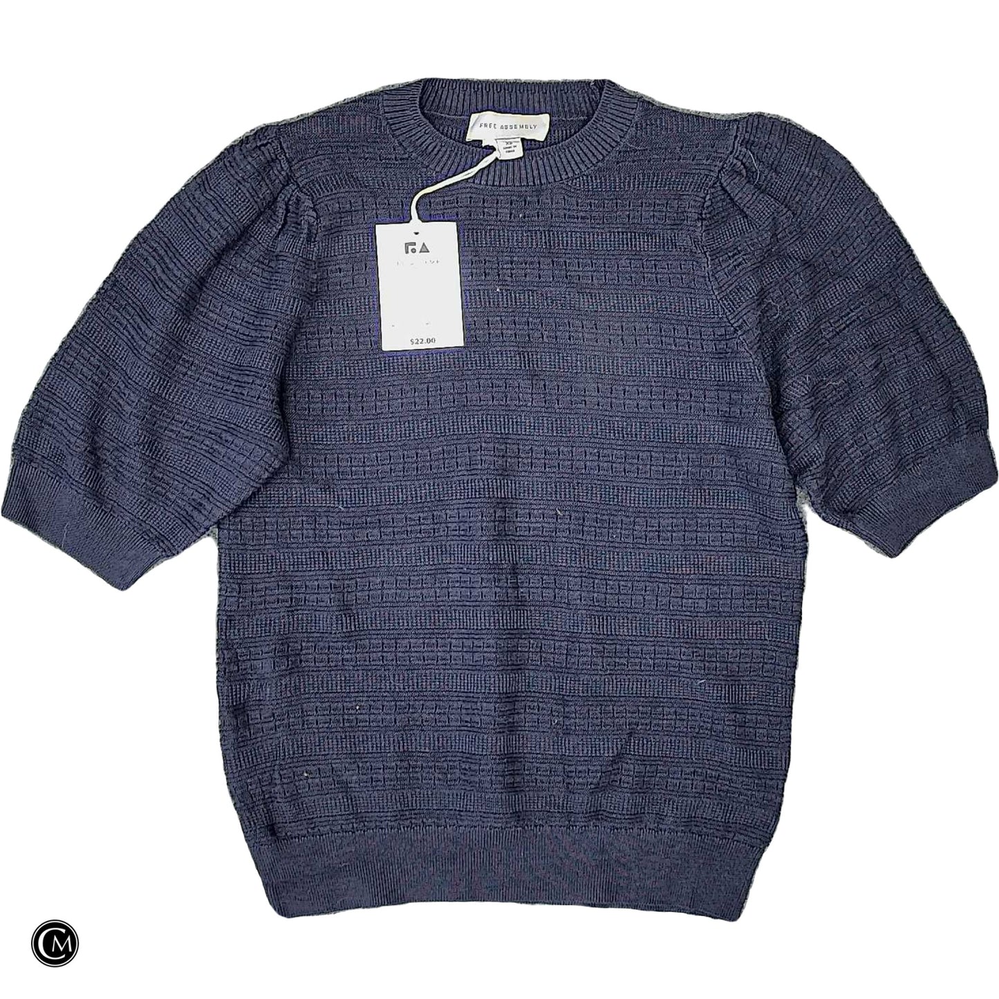 Sweater Ss By Free Assembly In Navy, Size: Xs image 1