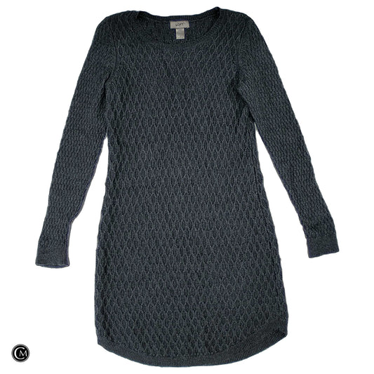 Dress Sweater By Loft In Grey, Size: S image 1