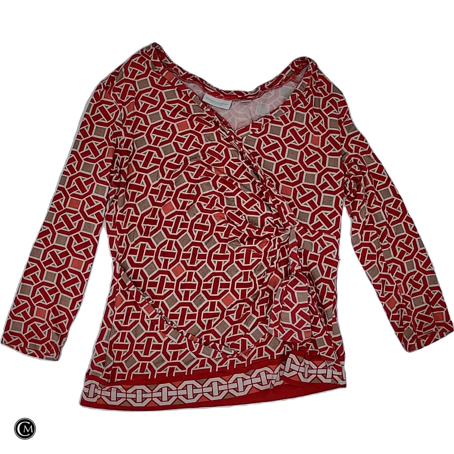 Top Ls By New York And Co In Pink & Tan, Size: M image 1