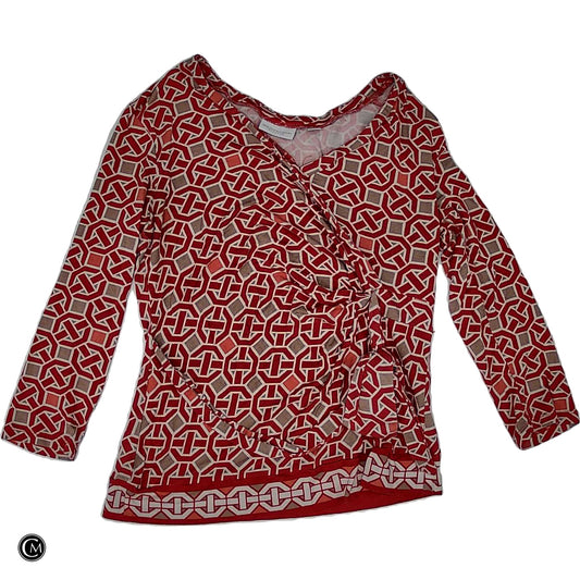 Top Ls By New York And Co In Pink & Tan, Size: M image 1