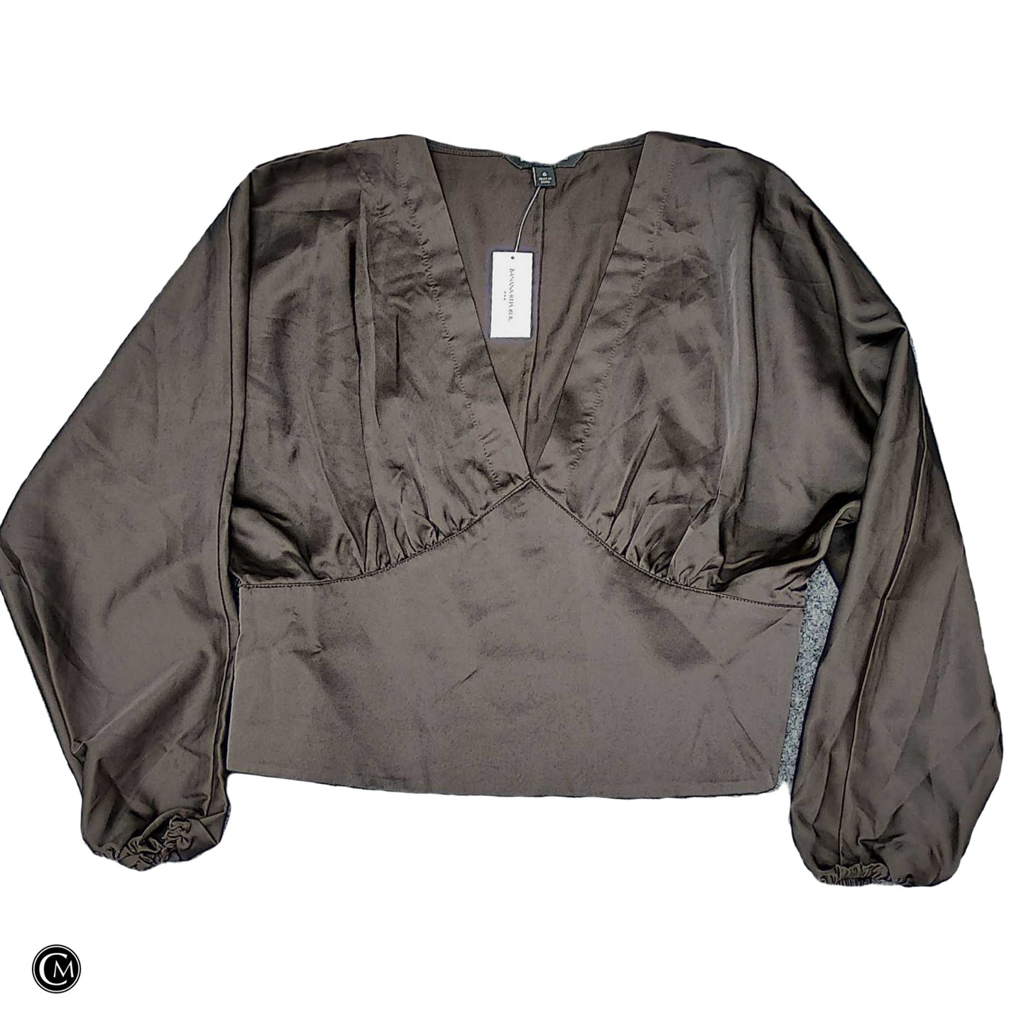 Top Ls By Banana Republic In Brown, Size: S image 1
