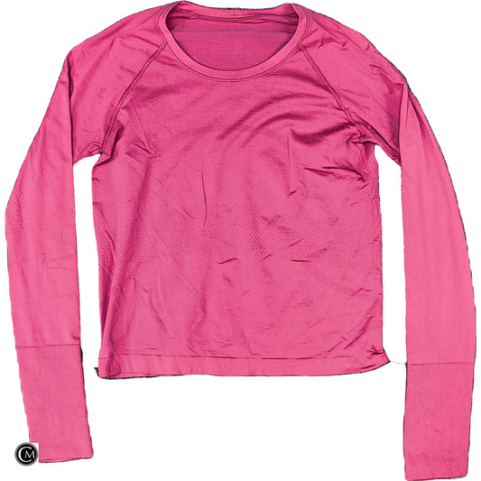 Athletic Top Ls Crewneck By Lululemon In Pink, Size: M image 1