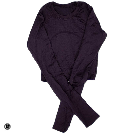 Athletic Top Ls Crewneck By Lululemon In Purple, Size: Xs image 1