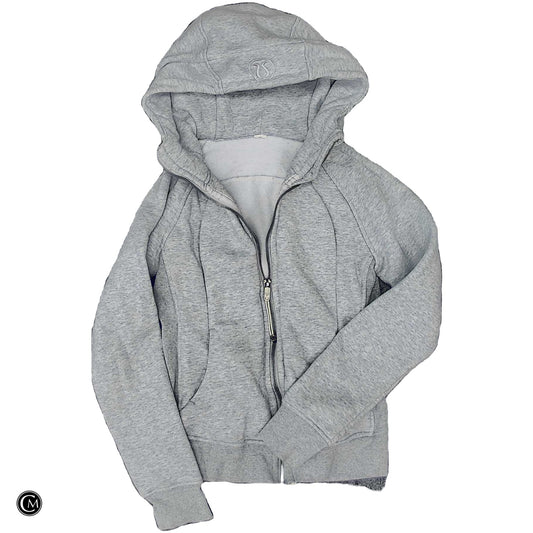 Athletic Jacket By Lululemon In Grey, Size: S image 1