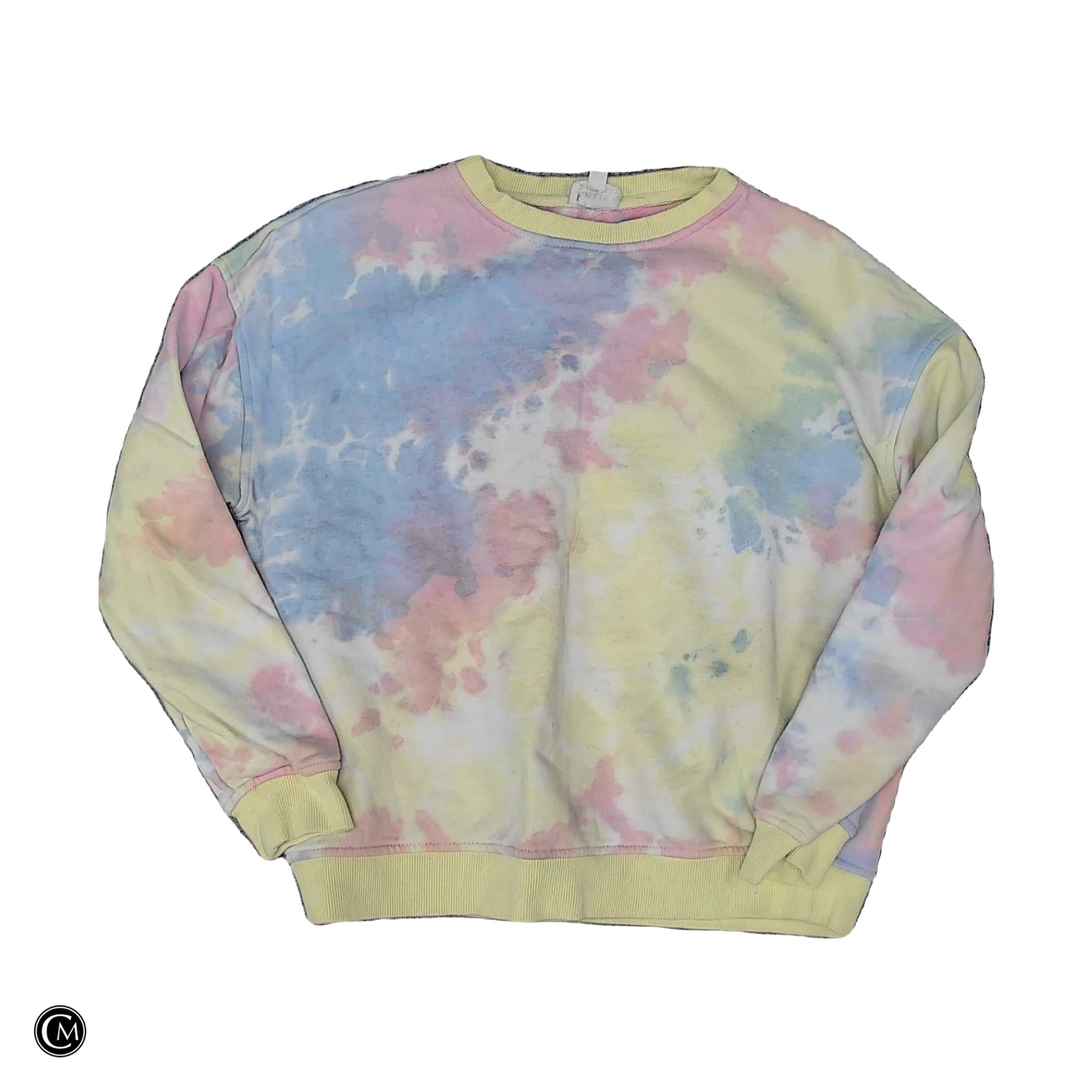 Sweatshirt Crewneck By Le Lis In Tie Dye Print, Size: S image 1