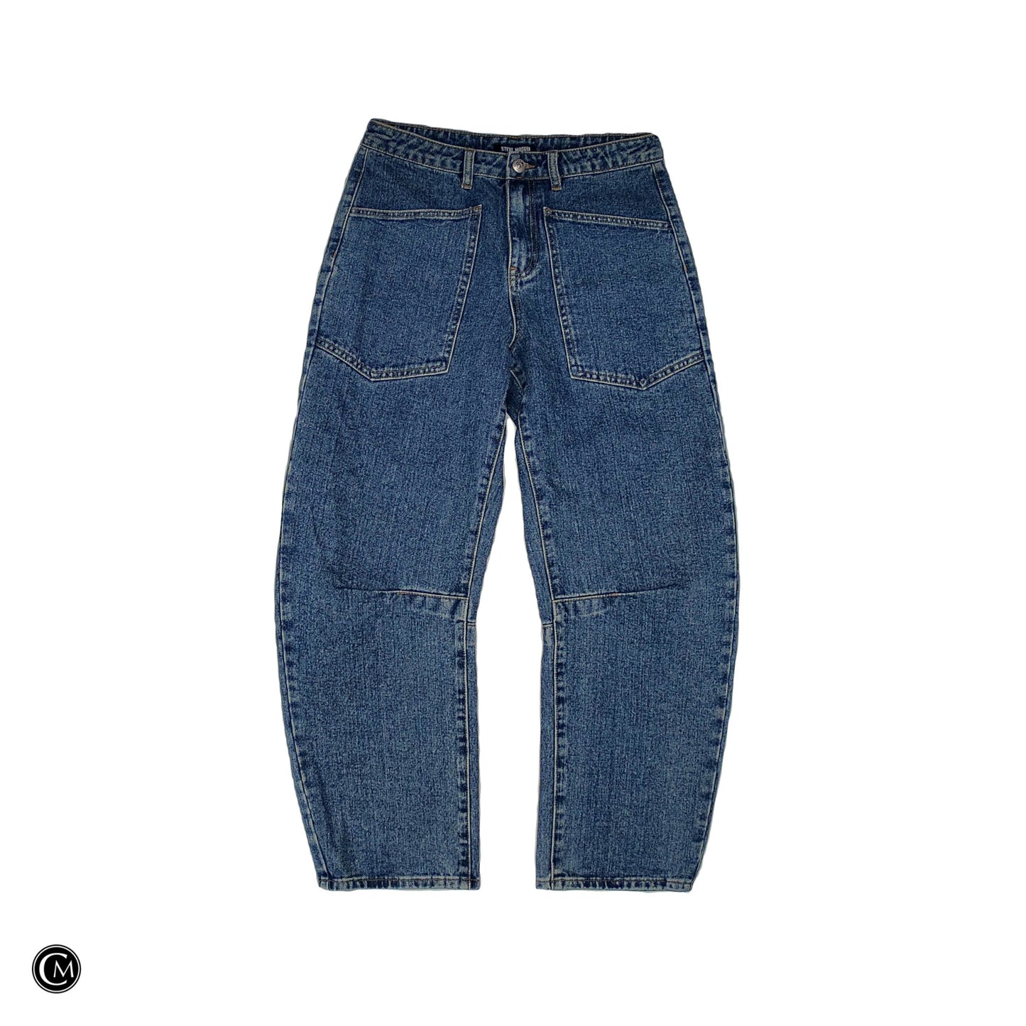 Jeans Wide Leg By Steve Madden In Blue Denim, Size: Xs image 1