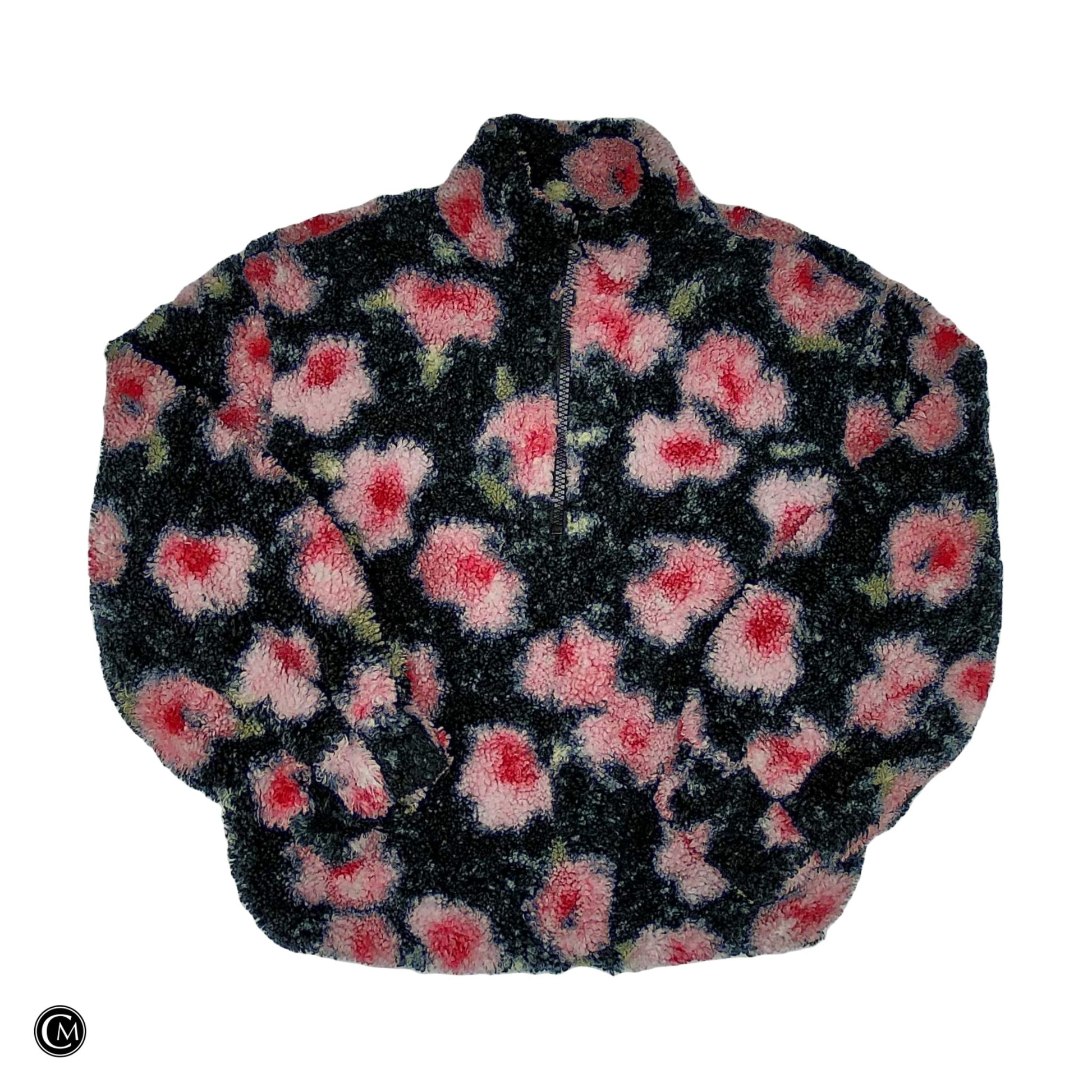 Jacket Faux Fur & Sherpa By Target-Designer In Black & Pink, Size: Xs image 1