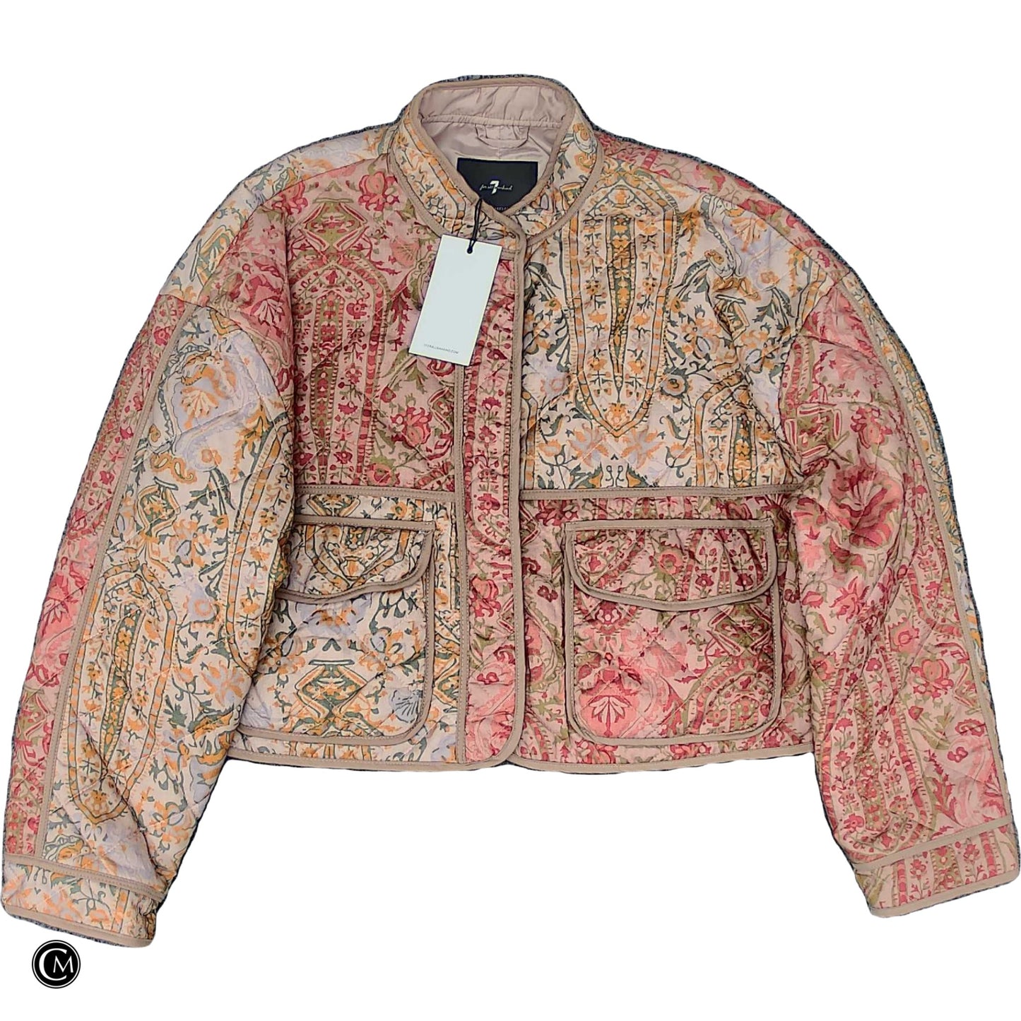 Jacket Puffer & Quilted By 7 For All Mankind In Multi, Size: L image 1